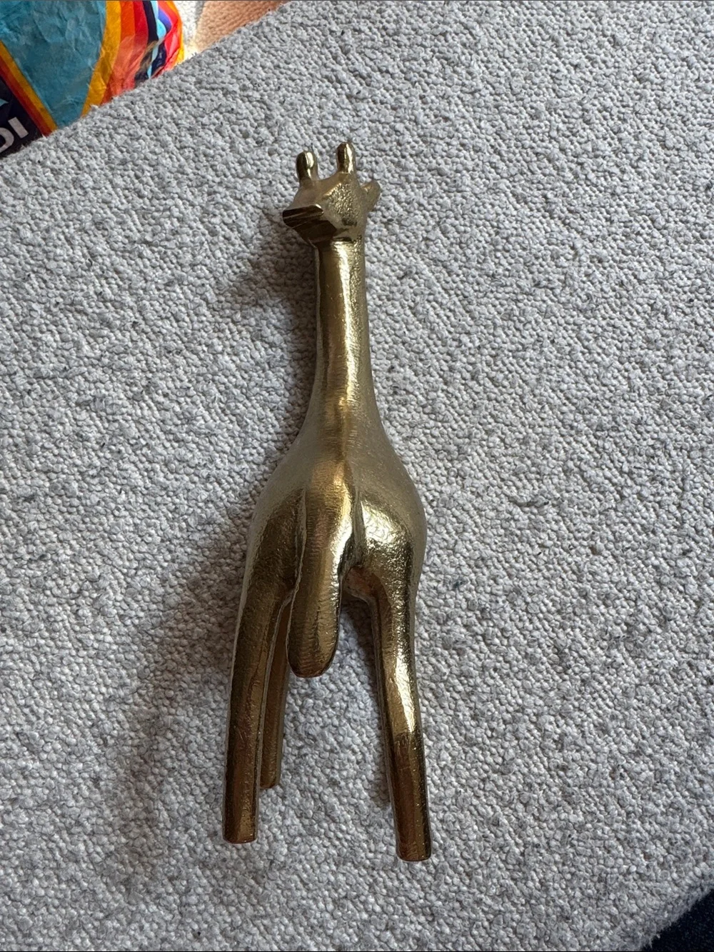 Target Threshold Gold Giraffe Figurine Brass Look Safari Animal Decor Statue